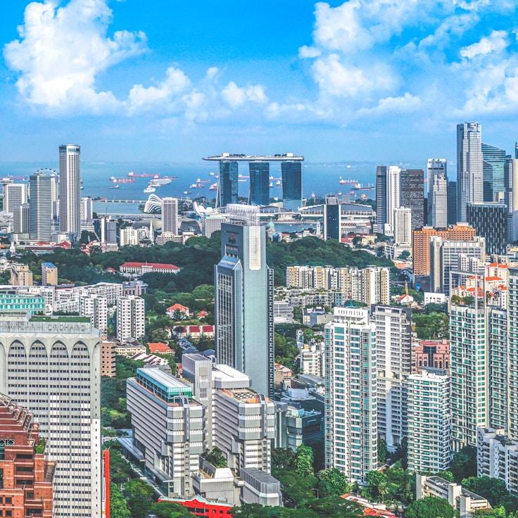 City skyline in Bordeaux, France